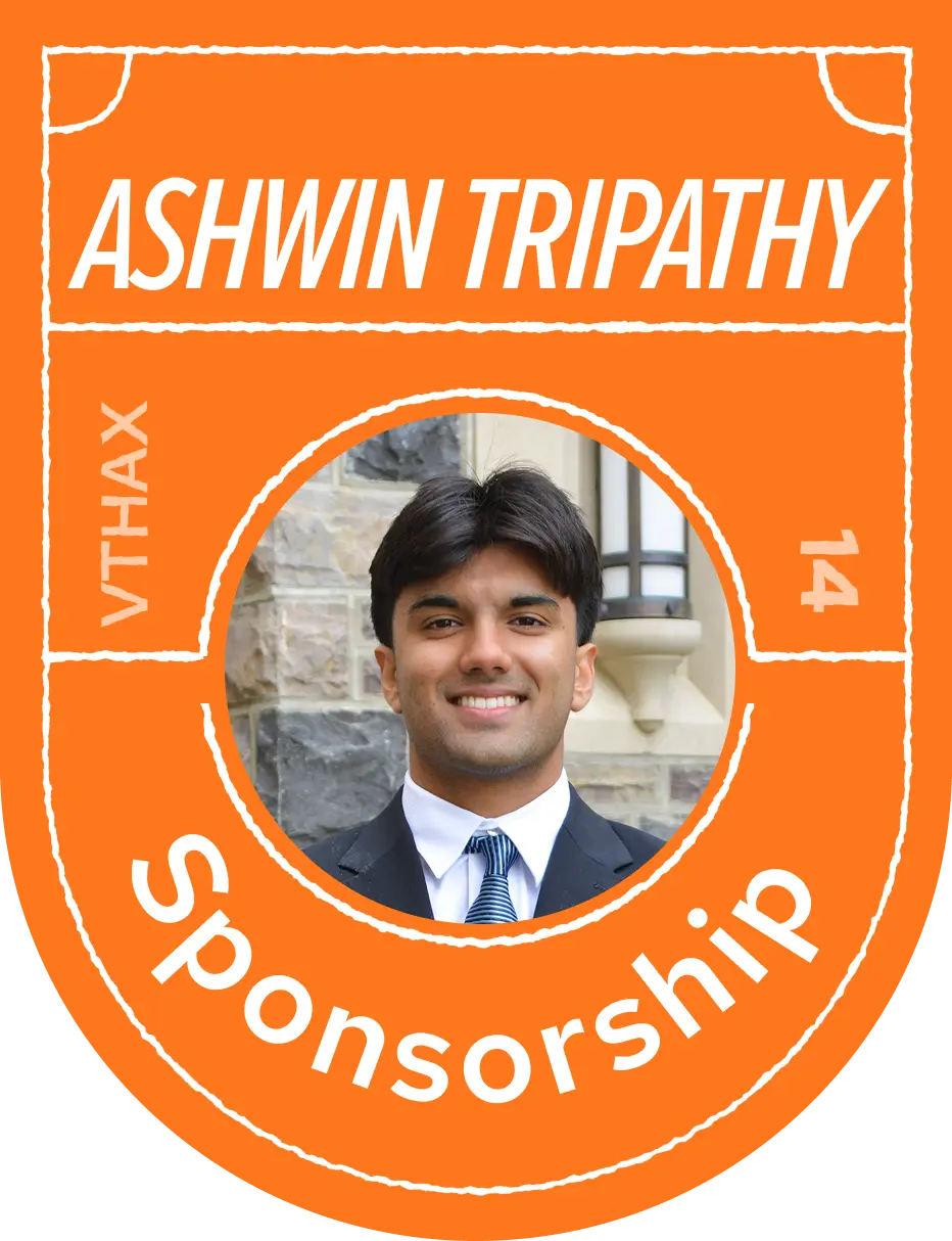 Ashwin Tripathy — Sponsorship