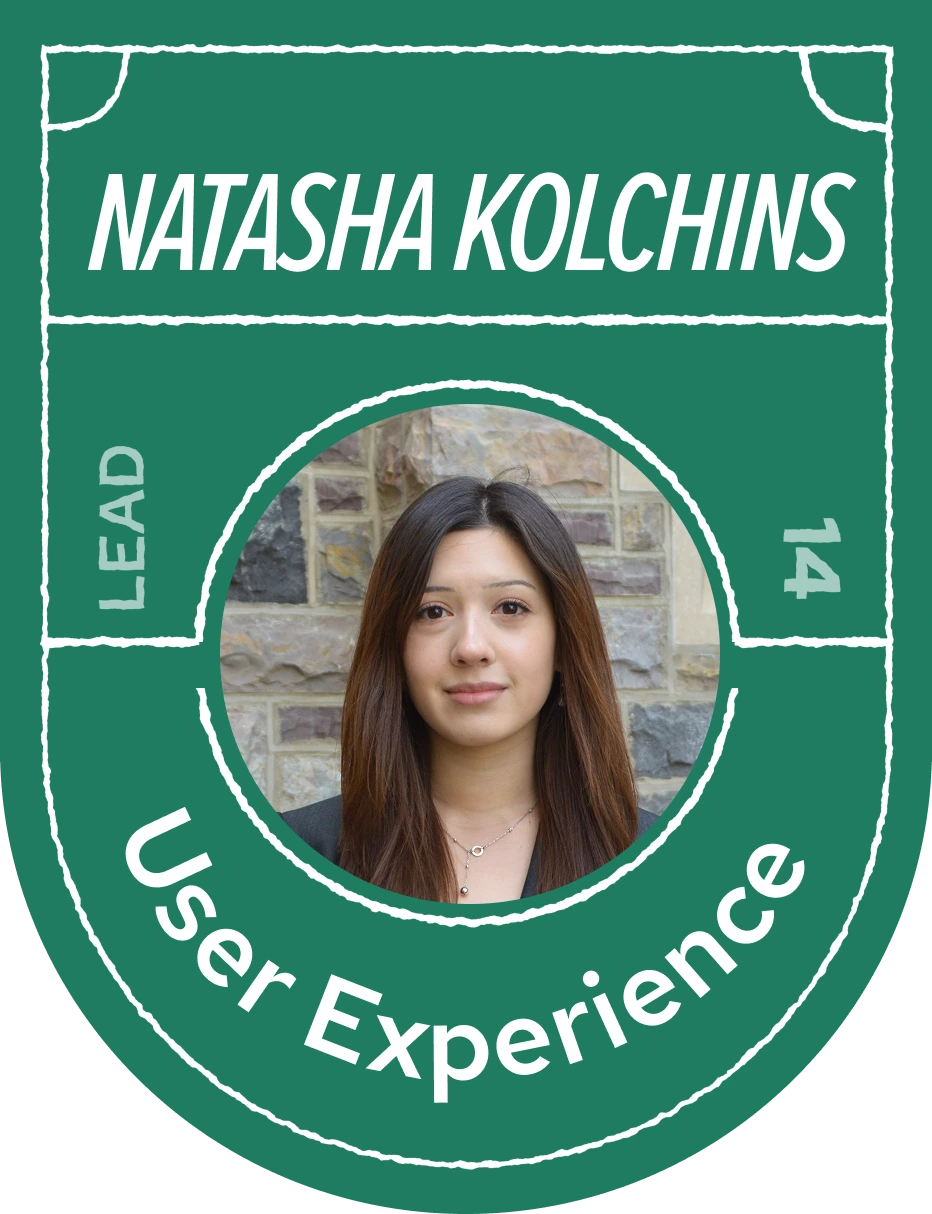 Natasha Kolchins — User Experience