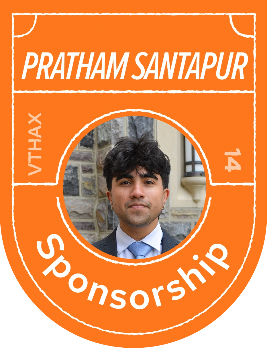 Pratham Santapur — Sponsorship