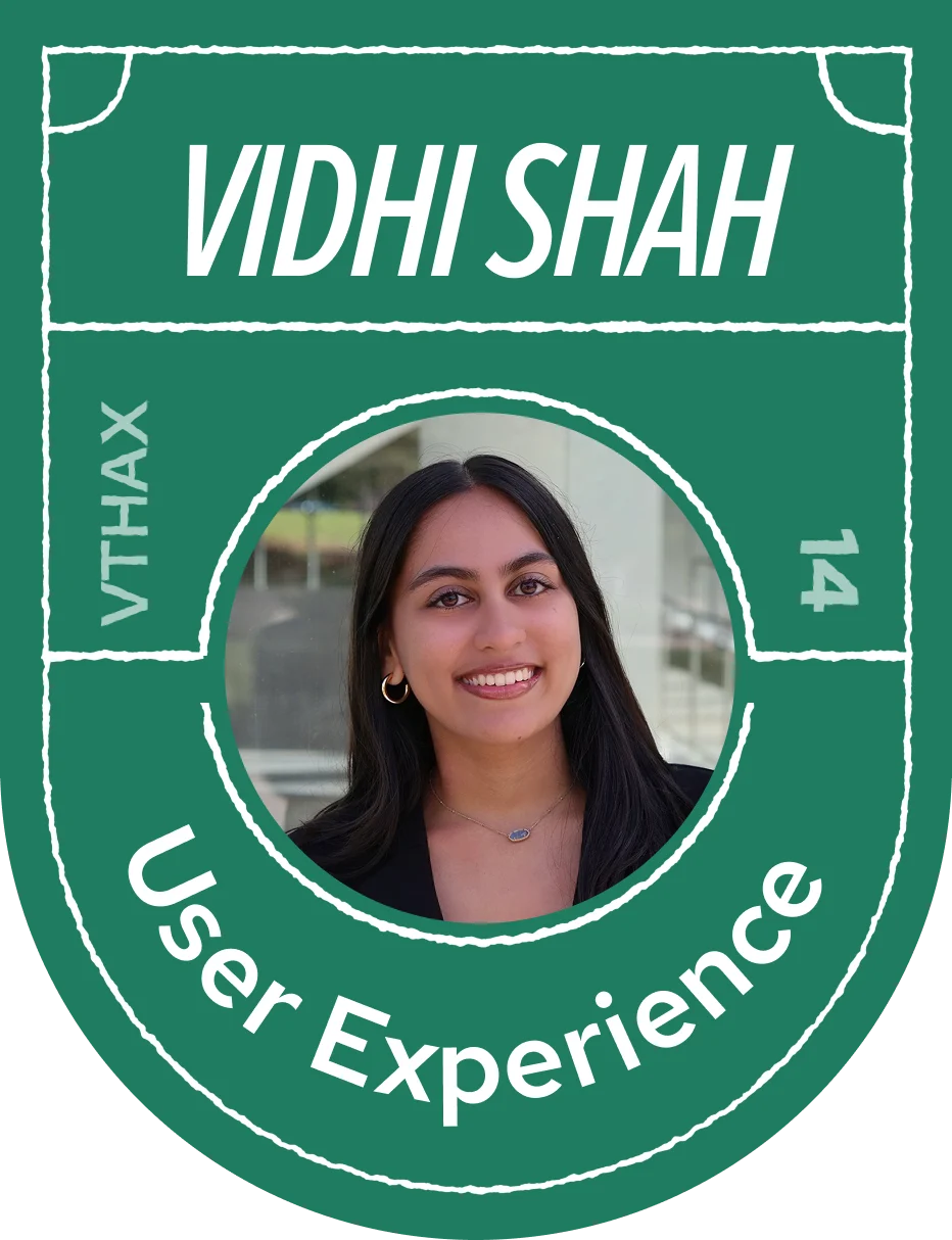 Vidhi Shah — User Experience